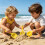 Kids Sand Play Toy Sand Tool Set Including Spoon Leak Shovel And 10