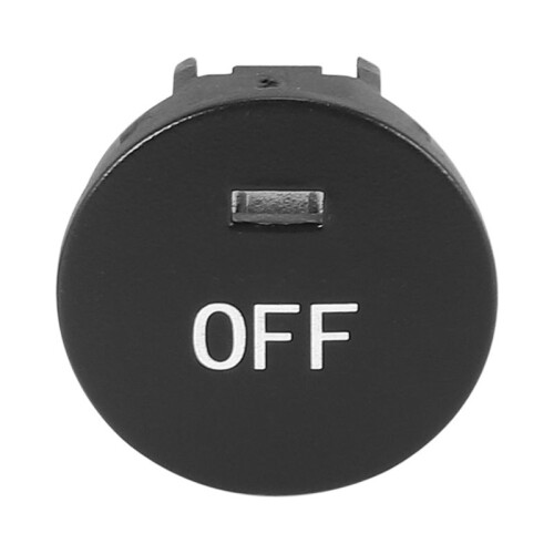 Air Conditioning Panel  Button Central Control Knob Cover OFF for  5 Series E60 E61 61319250196 1