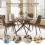 Joolihome Round Extendable Dining Table, Space-saving 7
