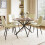 Joolihome Round Extendable Dining Table, Space-saving 9