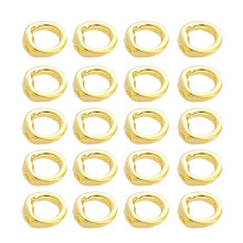 Jewelry Designers' Connector Rings Practical Finish-14K gold