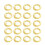 Hochflexible Doppellochringe, professionelle-14K Gold 1