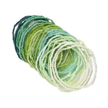 Glasperlen-Armband, 30 Stück, böhmische Handkette für-Grün