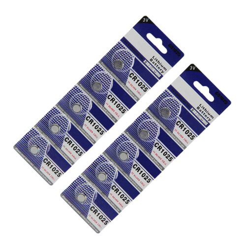 5PC/10PC Stabile CR1025 3V Knopfzellen CR1025 3V-10 Stück