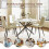 Joolihome Round Extendable Dining Table, Space-saving 7