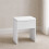 (White) Padded Dressing Table Stool Vanity Seat 3