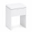 (White) Padded Dressing Table Stool Vanity Seat 9