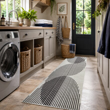 (80 x 300 cm (2 ft 6 in x 9 ft 8 in)_Long Runner, Jett) Extra Large Rugs Printed Carpets Runner Rug & Door Mats