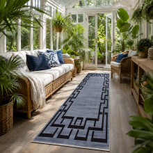 (80 x 300 cm (2 ft 6 in x 9 ft 8 in)_Long Runner, Nico) Extra Large Rugs Printed Carpets Runner Rug & Door Mats