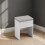 (Grey) Padded Dressing Table Stool Vanity Seat 5