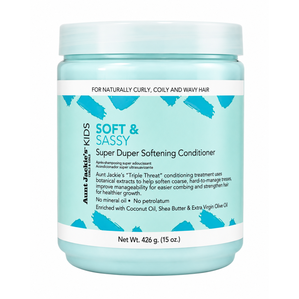 Photos - Hair Product Aunt Jackie's Girls Soft & Sassy Super Duper Softening Conditioner, 15 Oz