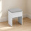 (Grey) Padded Dressing Table Stool Vanity Seat 2