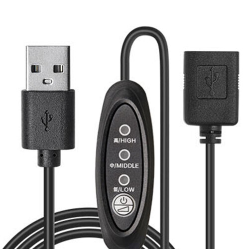 5V USB Extension Remote Control 3 Speed Power Cable for USB
