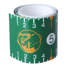 Fish Measuring Tape Sticker Tape for Fishing Fish-Dark Green