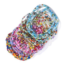 Ensemble de bracelets de cheville élégants en perles de-Couleur