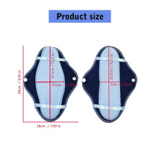 8pcs Reusable Washable Menstrual Pads for Women Comfortable And Friendly Period Products with Zippers Storage Bag