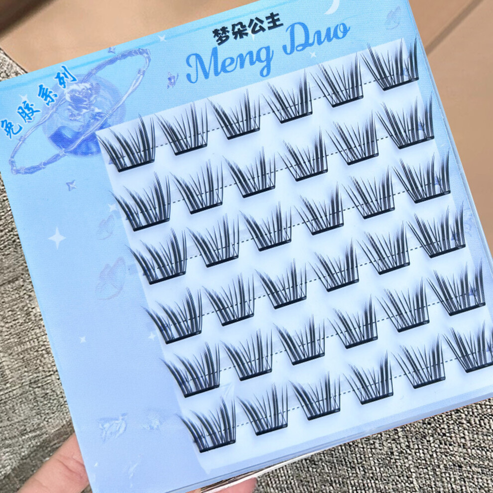 Dachuang Beauty Pre-Glued Black Lash Clusters, Lightweight For All Ages