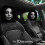 Paar Horror Face Auto-hoofdsteunhoezen Sterke polyester 9