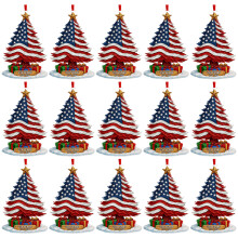 250e verjaardag ornament onbreekbaar acryl kerstboom-Een 15