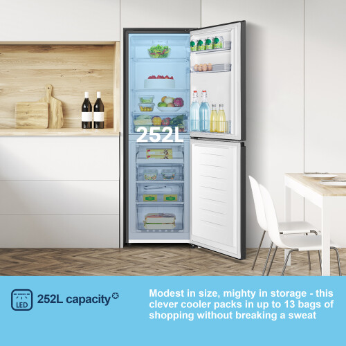 Fridgemaster MC55240DEB 252l Fridge Freezer with Water Dispenser 2