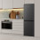 Fridgemaster MC55240DEB 252l Fridge Freezer with Water Dispenser 12