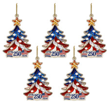 250e verjaardag ornament onbreekbaar acryl kerstboom-B5