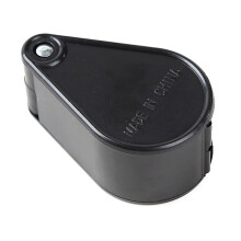 Double Folding Jewelers Loupe- Pocket Magnifier Portable