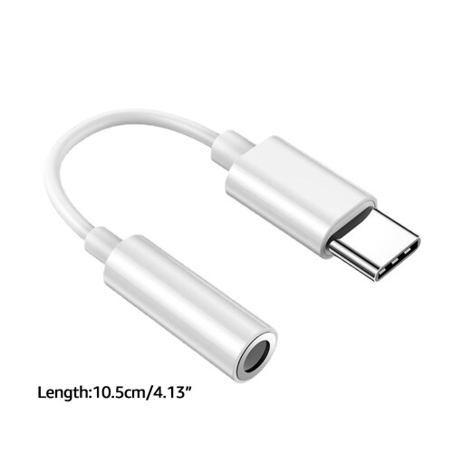 Type-C to 3.5mm Aux Adapter Headphone Amplifier Earphone Audio 2