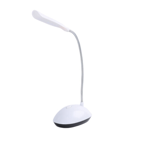 Mini lampe de bureau LED alimentée par batterie, rotation à 360