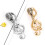 Broche de Microphone à revers couleur or argent, broche-Argent 2