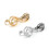 Broche de Microphone à revers couleur or argent, broche-Argent 6
