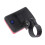 Battery Powered Bicycle Tail Headlight Easy to Install for-Red 5