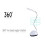 Mini lampe de bureau LED alimentée par batterie, rotation à 360 5
