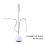 Mini lampe de bureau LED alimentée par batterie, rotation à 360 6