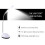 Mini lampe de bureau LED alimentée par batterie, rotation à 360 7