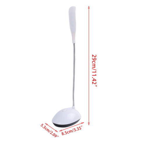 Mini lampe de bureau LED alimentée par batterie, rotation à 360 1