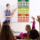 Hanging Storage Pocket Chart for Classroom Wall Decor Detachable 4