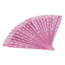 Flamenco Spaanse handventilator Vintage stippenpatroon 23 cm-3