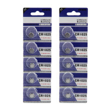 Knoopbatterijen CR1025 3V lithiumbatterij Essentieel-10 stuks