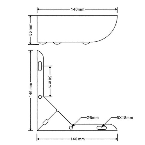 Σετ 4 DIY Πόδια Έπιπλα Κουζίνας για Τραπεζάκια Σαλονιού, Ντουλάπες, Κ 2