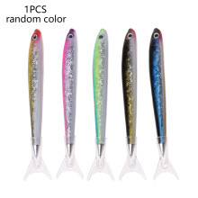 Cartoon Ballpoint Pen with Pen Cap Fish-like Writing Pen-Blue