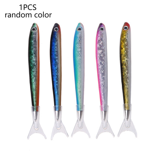 Fish-shape Design Ballpoint Pen Mini Writing Pen for-Black