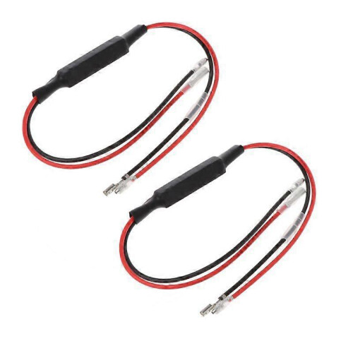 4er-Pack Motorrad-21-W-LED-Blinker-Lastwiderstände, Universal-Blinker-Decoder-Adapter, fehlerfreie Blinker-Fixierung fü 1