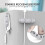 Βάση καλωδίου 3 Pack Organizer καλωδίων με 4 υποδοχές για επιτραπέζιο κλιπ δ 4