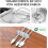 Βάση καλωδίου 3 Pack Organizer καλωδίων με 4 υποδοχές για επιτραπέζιο κλιπ δ 2