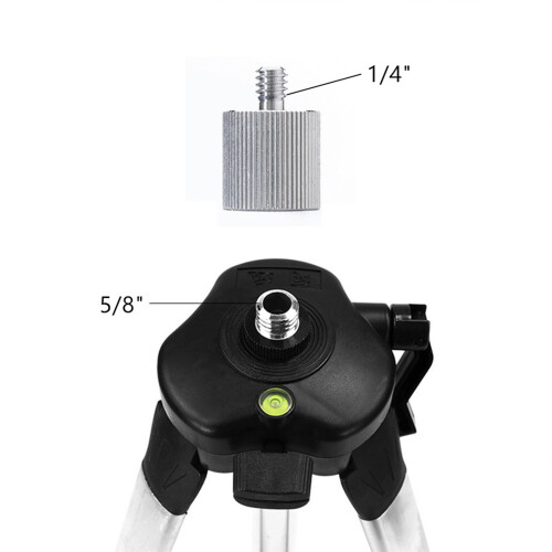 5/8'' auf 1/4" Adapter für 1/4 Gewinde Laser Level & 2