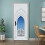 Τρισδιάστατη αφίσα πόρτας White Palace Grand Mosque DIY Αυτοκόλλητο πόρτας Διακ 4