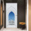 Τρισδιάστατη αφίσα πόρτας White Palace Grand Mosque DIY Αυτοκόλλητο πόρτας Διακ 5