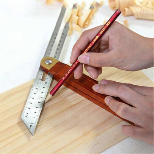 Ρυθμιζόμενο τετράγωνο μοιρογνωμόνιο Carpenter Πολυλειτουργικό Τετρά 2