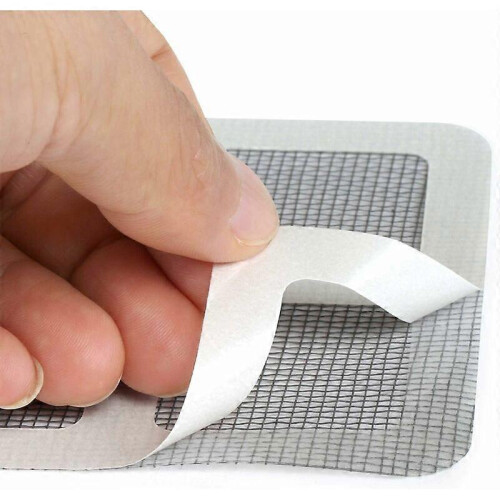 21 τεμ. Αυτοκόλλητη ταινία επιδιόρθωσης 10 x 10 cm για κουνουπιέρα, πλέγμ 2